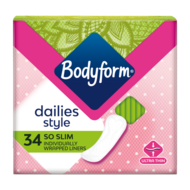 Bodyform Dailies Style So Slim Pack X34 Liners