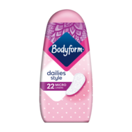 Bodyform Dailies Style Micro Pack X22 Liners