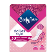 Bodyform Dailies Style Multistlye Pack X30 Liners