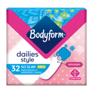Bodyform Dailies Style So Slim Deo Pack X32 Liners